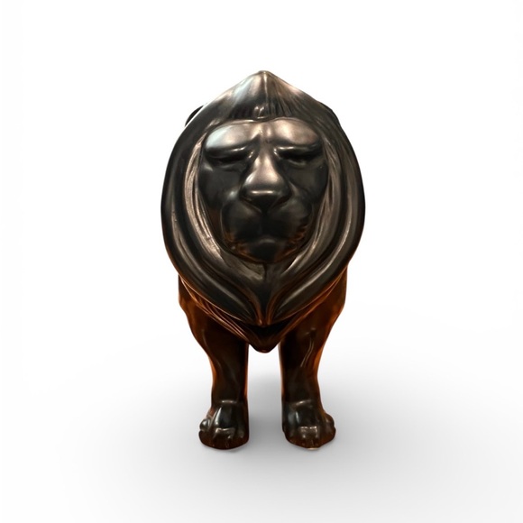 vintage 1970s Haeger ceramic lion